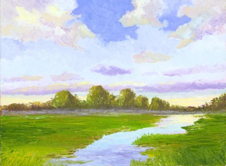 C. Barry Hills "Marsh Reflections"
