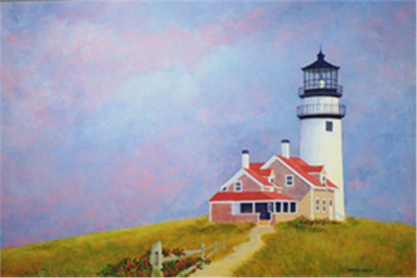 C. Barry Hills "Cape Cod Light"